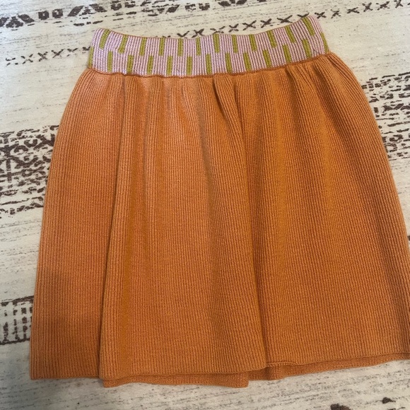 Misha And Puff Other - Misha and Puff orange knit pima cotton youth skirt girls size 4/5 years